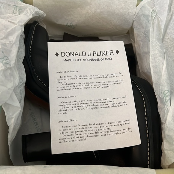 DONALD J PLINER Black Sport Nappa Mules Size 8M EUC SR1 - Picture 13 of 13